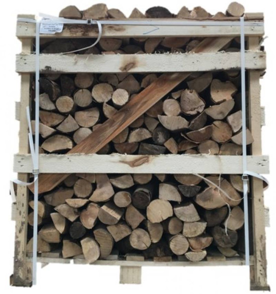 Large 1.2m3 Crate Beech (Tightly Stacked) Image